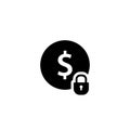 Fixed costs silhouette icon