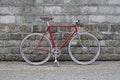 Fixed gear bicycle - Fixie bike Royalty Free Stock Photo