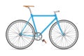 Fixed Gear Bicycle Vector Illustation