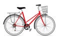 Fixed Gear Bicycle Vector Illustation