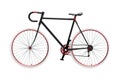Fixed gear city bicycle