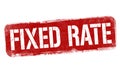 Fixed rate sign or stamp