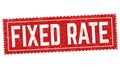 Fixed rate sign or stamp Royalty Free Stock Photo