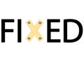 Fixed slogan. Letter X of wooden boards. Isolated background. High resolution