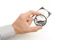 Fixing a hard disk Royalty Free Stock Photo