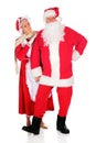 Fixing Up Santa Royalty Free Stock Photo