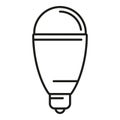 Fixture smart light icon outline vector. Remote control