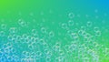 Fizz background with shampoo foam and soap bubbles. Royalty Free Stock Photo