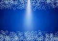 Fizz background with shampoo foam and soap bubbles. Royalty Free Stock Photo