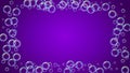 Fizz background with shampoo foam and soap bubbles. Royalty Free Stock Photo