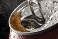Fizzy Drink - Ring Pull Cola Can Royalty Free Stock Photo