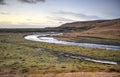 Fjadra River flowing into Fjadrargljufur Canyon