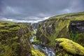 Fjadrargljufur Canyon, Iceland Royalty Free Stock Photo