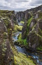 Fjadrargljufur Canyon in Iceland