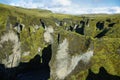 Fjadrargljufur canyon Royalty Free Stock Photo