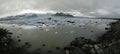 Fjallsarlon glacier lake in Iceland