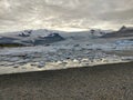 Fjallsarlon glacier lake in Iceland