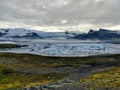 Fjallsarlon glacier lake in Iceland