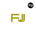 FJJ Logo Letter Monogram Design Royalty Free Stock Photo