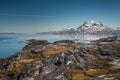 Fjord around Nuuk, capital of Greenland