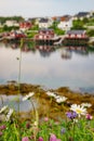 Norwegian fishing village, Reine Lofoten Norway Royalty Free Stock Photo