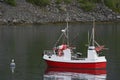 Fjord fishing boat Royalty Free Stock Photo