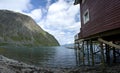 Fjord house Royalty Free Stock Photo