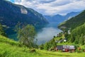 Fjord landscape view Norway