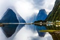 The fjord Milford Sound Royalty Free Stock Photo