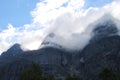 Fjord part of the northern coast of Norway. Royalty Free Stock Photo