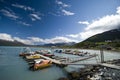 Fjord port Royalty Free Stock Photo