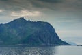 The fjord of Senja Island,  Norway Royalty Free Stock Photo