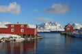 Fjord of Stamsund Royalty Free Stock Photo