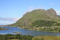 The fjord of Tangstad in Lofoten Royalty Free Stock Photo