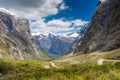 Fjordland National Park, Southern Alps, New Zealand Royalty Free Stock Photo