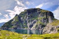 Fjords in the municipality of Moskenes in the end of the Lofoten archipelago, Norway