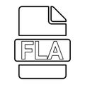 FLA File Format Icon