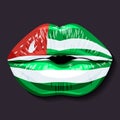 Flag of Abkhazia Royalty Free Stock Photo