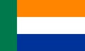 flag of Africans of European ancestry Afrikaners. flag representing ethnic group or culture, regional authorities. no flagpole.