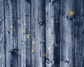 Flag of Alaska on old wooden wall Royalty Free Stock Photo