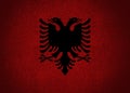 Flag of Albania Illustration Country Background