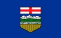 Flag of Alberta, Canada Royalty Free Stock Photo