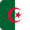 Flag Algeria Africa illustration vector eps Royalty Free Stock Photo