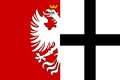 Flag of Altenahr in Rhineland-Palatinate, Germany Royalty Free Stock Photo