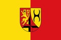 Flag of Altenkirchen in Rhineland-Palatinate, Germany Royalty Free Stock Photo