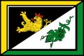 Flag of Alzey-Land in Alzey-Worms in Rhineland-Palatinate, Germany