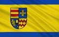 Flag of Ammerland of Lower Saxony in German Royalty Free Stock Photo