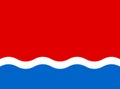 Glossy glass Flag of Amur Oblast