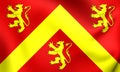 Flag of Anglesey, Wales.