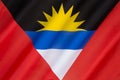 Flag of Antigua and Barbuda - Caribbean Royalty Free Stock Photo